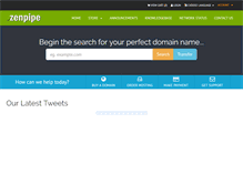 Tablet Screenshot of my.zenpipe.com